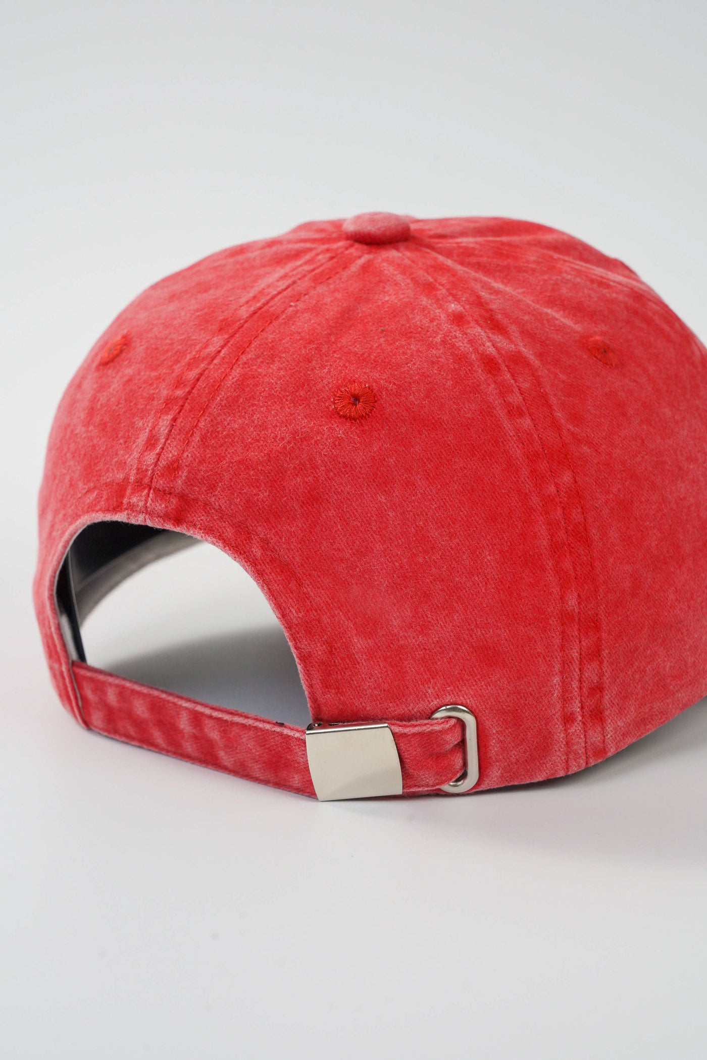 Bright Cap (Washed Red With White Logo)