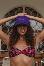 Bright Cap (Purple With Pink Logo)